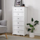 12" W Solid Wood Lingerie Chest Vertical Storage Chest with Drawers Clearhalo 'Bedroom Furniture' 'Dressers & Chests' 'dressers_chests' 'furn' 'furn_dressers_chests' 'Furniture' 5693594