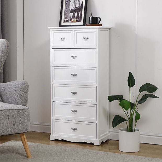 12" W Solid Wood Lingerie Chest Vertical Storage Chest with Drawers Clearhalo 'Bedroom Furniture' 'Dressers & Chests' 'dressers_chests' 'furn' 'furn_dressers_chests' 'Furniture' 5693594
