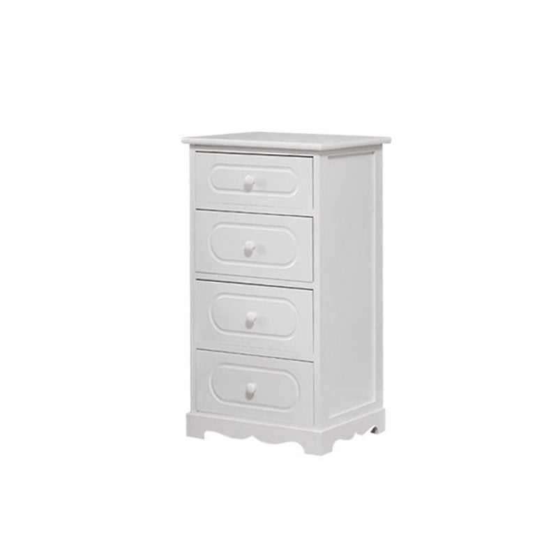 12" W Solid Wood Lingerie Chest Vertical Storage Chest with Drawers 15.7"L x 11.8"W x 28"H White 4 Clearhalo 'Bedroom Furniture' 'Dressers & Chests' 'dressers_chests' 'furn' 'furn_dressers_chests' 'Furniture' 5693595