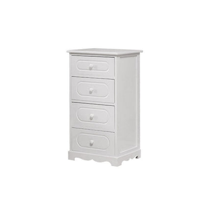 12" W Solid Wood Lingerie Chest Vertical Storage Chest with Drawers 15.7"L x 11.8"W x 28"H White 4 Clearhalo 'Bedroom Furniture' 'Dressers & Chests' 'dressers_chests' 'furn' 'furn_dressers_chests' 'Furniture' 5693595
