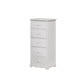12" W Solid Wood Lingerie Chest Vertical Storage Chest with Drawers 15.7"L x 11.8"W x 34.6"H White 5 Clearhalo 'Bedroom Furniture' 'Dressers & Chests' 'dressers_chests' 'furn' 'furn_dressers_chests' 'Furniture' 5693597