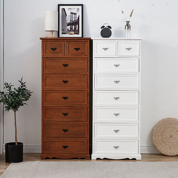 12" W Solid Wood Lingerie Chest Vertical Storage Chest with Drawers Clearhalo 'Bedroom Furniture' 'Dressers & Chests' 'dressers_chests' 'furn' 'furn_dressers_chests' 'Furniture' 5693599