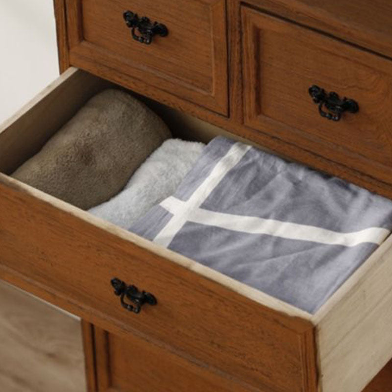 12" W Solid Wood Lingerie Chest Vertical Storage Chest with Drawers Clearhalo 'Bedroom Furniture' 'Dressers & Chests' 'dressers_chests' 'furn' 'furn_dressers_chests' 'Furniture' 5693607