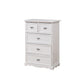 12" W Solid Wood Lingerie Chest Vertical Storage Chest with Drawers 20"L x 12"W x 29"H White 5 Clearhalo 'Bedroom Furniture' 'Dressers & Chests' 'dressers_chests' 'furn' 'furn_dressers_chests' 'Furniture' 5693609
