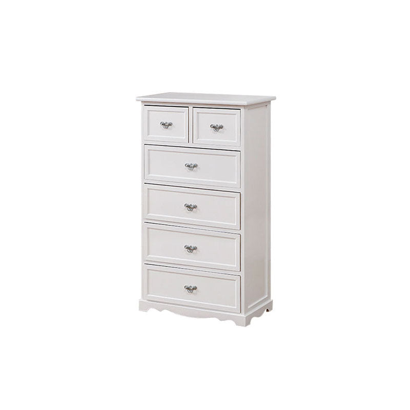 12" W Solid Wood Lingerie Chest Vertical Storage Chest with Drawers 20"L x 12"W x 35"H White 6 Clearhalo 'Bedroom Furniture' 'Dressers & Chests' 'dressers_chests' 'furn' 'furn_dressers_chests' 'Furniture' 5693610