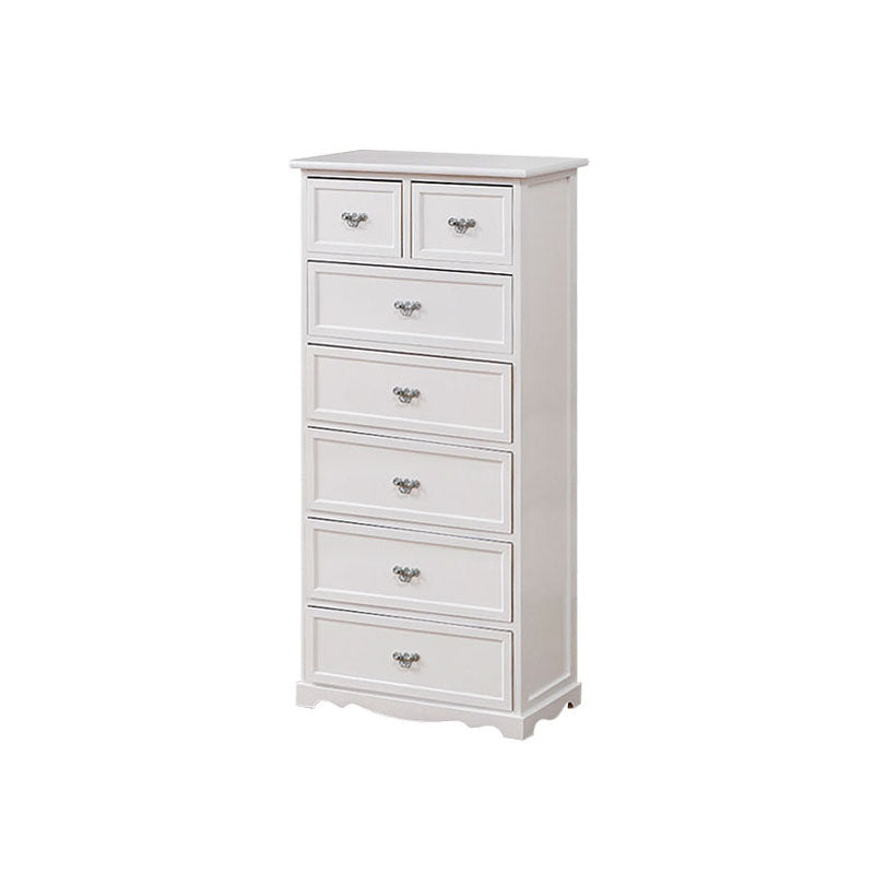 12" W Solid Wood Lingerie Chest Vertical Storage Chest with Drawers 20"L x 12"W x 42"H White 7 Clearhalo 'Bedroom Furniture' 'Dressers & Chests' 'dressers_chests' 'furn' 'furn_dressers_chests' 'Furniture' 5693611