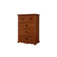 12" W Solid Wood Lingerie Chest Vertical Storage Chest with Drawers 20"L x 12"W x 29"H Coffee 5 Clearhalo 'Bedroom Furniture' 'Dressers & Chests' 'dressers_chests' 'furn' 'furn_dressers_chests' 'Furniture' 5693613