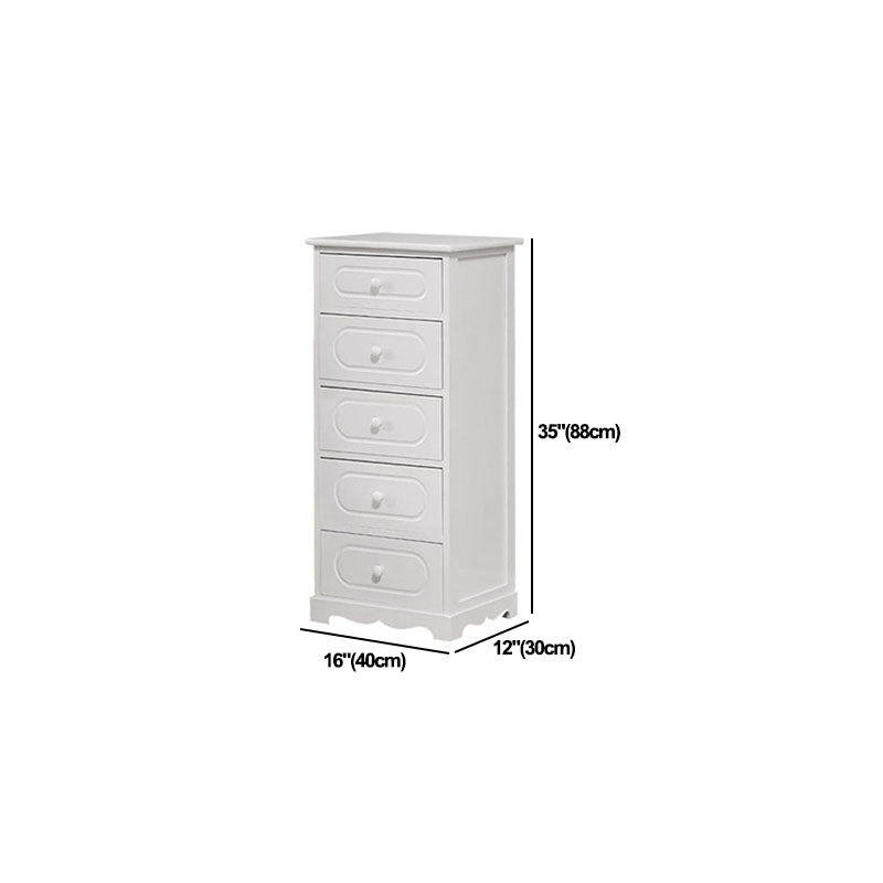 12" W Solid Wood Lingerie Chest Vertical Storage Chest with Drawers Clearhalo 'Bedroom Furniture' 'Dressers & Chests' 'dressers_chests' 'furn' 'furn_dressers_chests' 'Furniture' 5693618