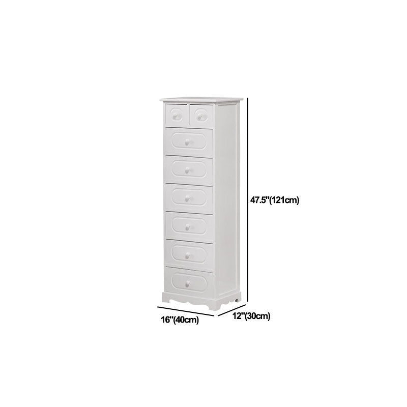 12" W Solid Wood Lingerie Chest Vertical Storage Chest with Drawers Clearhalo 'Bedroom Furniture' 'Dressers & Chests' 'dressers_chests' 'furn' 'furn_dressers_chests' 'Furniture' 5693623