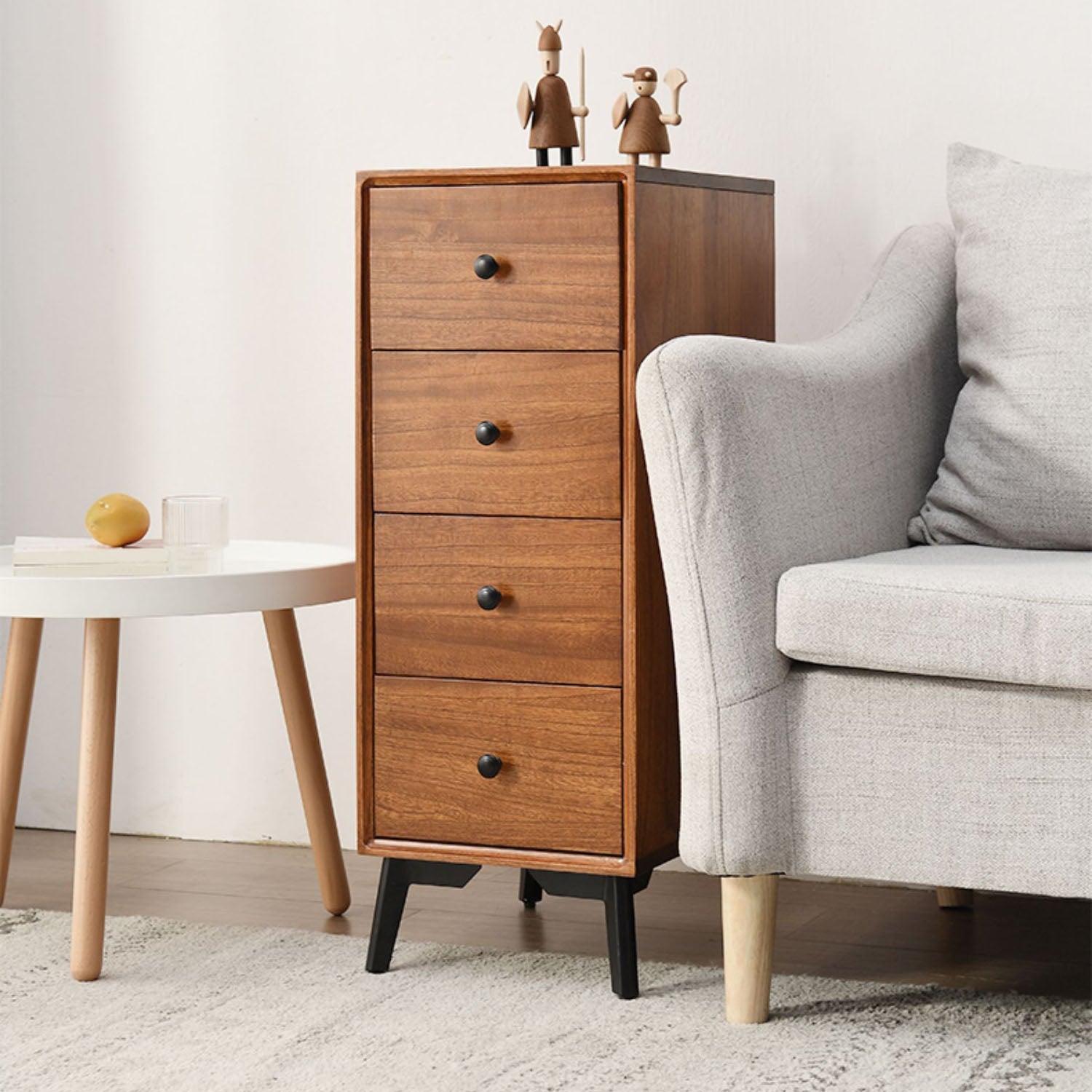 16" W Vertical Wooden Lingerie Chest Modern Storage Chest Dresser with Drawers Clearhalo 'Bedroom Furniture' 'Dressers & Chests' 'dressers_chests' 'furn' 'furn_dressers_chests' 'Furniture' 5693769
