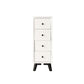 16" W Vertical Wooden Lingerie Chest Modern Storage Chest Dresser with Drawers 12"L x 16"W x 31.5"H White Clearhalo 'Bedroom Furniture' 'Dressers & Chests' 'dressers_chests' 'furn' 'furn_dressers_chests' 'Furniture' 5693770