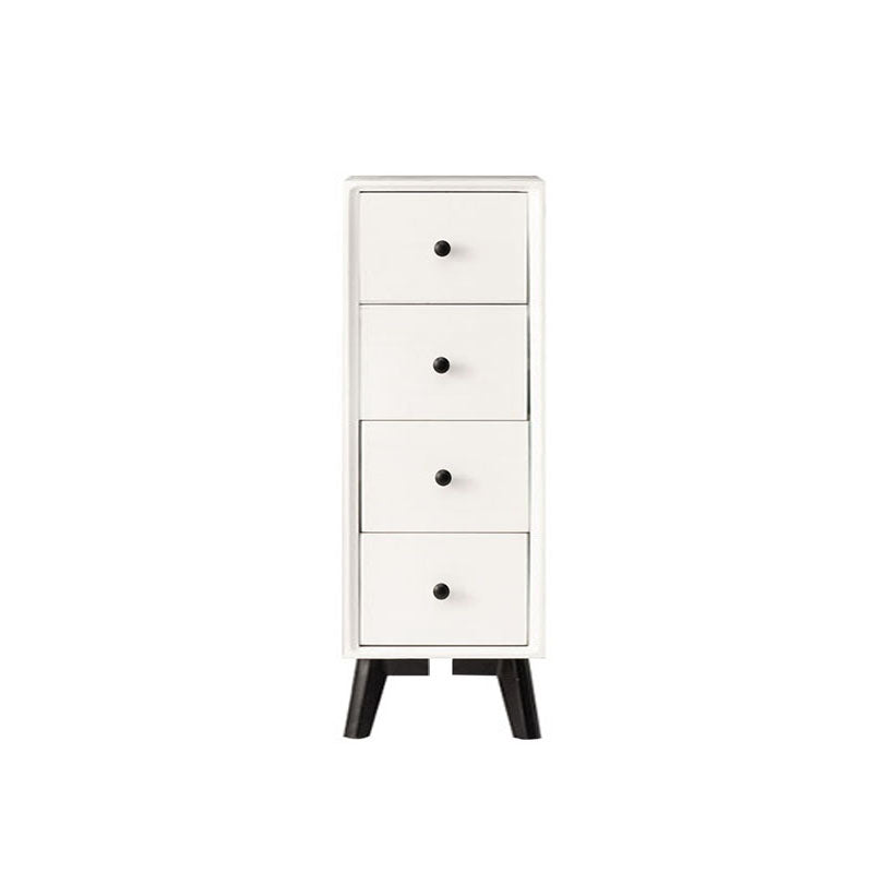 16" W Vertical Wooden Lingerie Chest Modern Storage Chest Dresser with Drawers 12"L x 16"W x 31.5"H White Clearhalo 'Bedroom Furniture' 'Dressers & Chests' 'dressers_chests' 'furn' 'furn_dressers_chests' 'Furniture' 5693770