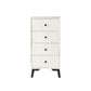 16" W Vertical Wooden Lingerie Chest Modern Storage Chest Dresser with Drawers 16"L x 16"W x 31.5"H White Clearhalo 'Bedroom Furniture' 'Dressers & Chests' 'dressers_chests' 'furn' 'furn_dressers_chests' 'Furniture' 5693772