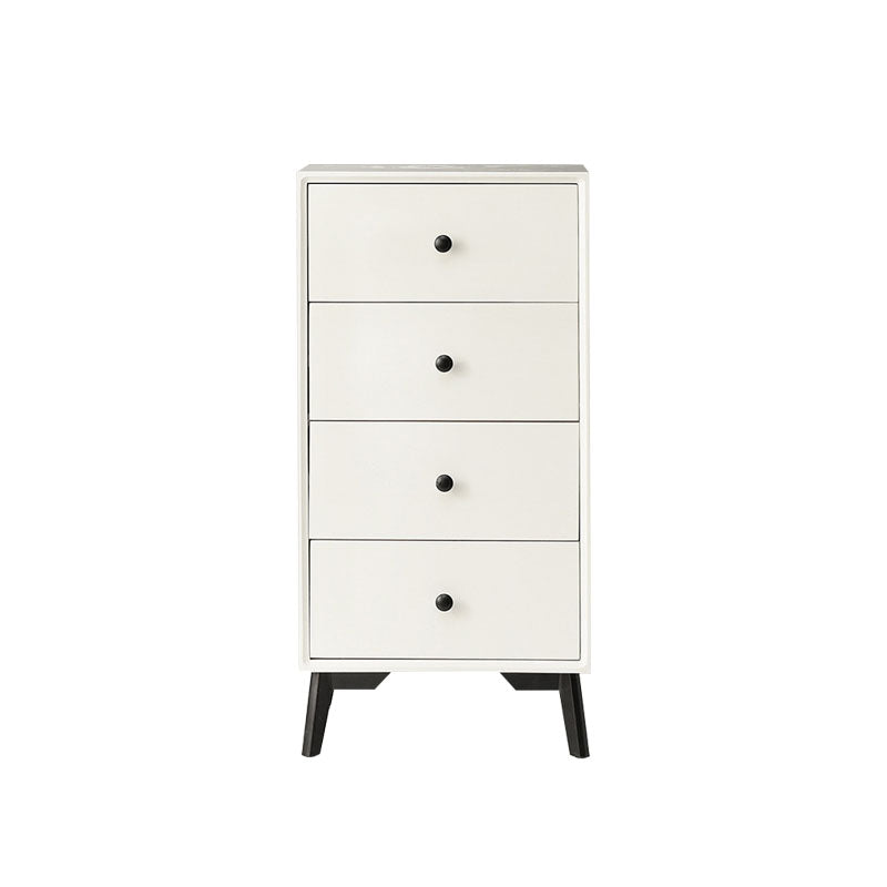 16" W Vertical Wooden Lingerie Chest Modern Storage Chest Dresser with Drawers 16"L x 16"W x 31.5"H White Clearhalo 'Bedroom Furniture' 'Dressers & Chests' 'dressers_chests' 'furn' 'furn_dressers_chests' 'Furniture' 5693772