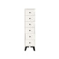 16" W Vertical Wooden Lingerie Chest Modern Storage Chest Dresser with Drawers 12"L x 16"W x 44.5"H White Clearhalo 'Bedroom Furniture' 'Dressers & Chests' 'dressers_chests' 'furn' 'furn_dressers_chests' 'Furniture' 5693781
