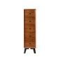 16" W Vertical Wooden Lingerie Chest Modern Storage Chest Dresser with Drawers 12"L x 16"W x 38"H Nut-Brown Clearhalo 'Bedroom Furniture' 'Dressers & Chests' 'dressers_chests' 'furn' 'furn_dressers_chests' 'Furniture' 5693788