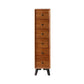 16" W Vertical Wooden Lingerie Chest Modern Storage Chest Dresser with Drawers 12"L x 16"W x 44.5"H Nut-Brown Clearhalo 'Bedroom Furniture' 'Dressers & Chests' 'dressers_chests' 'furn' 'furn_dressers_chests' 'Furniture' 5693791