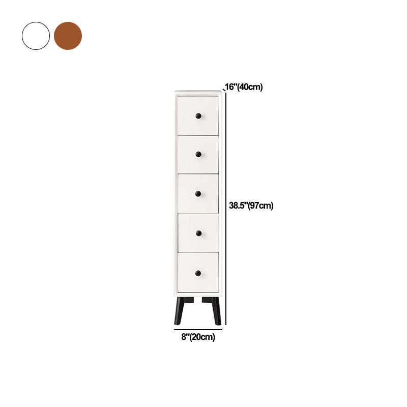 16" W Vertical Wooden Lingerie Chest Modern Storage Chest Dresser with Drawers Clearhalo 'Bedroom Furniture' 'Dressers & Chests' 'dressers_chests' 'furn' 'furn_dressers_chests' 'Furniture' 5693795