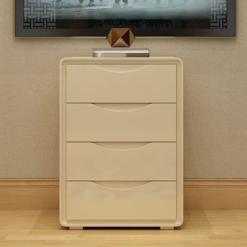 Cómoda cómoda de almacenamiento de madera blanca de 16.0 in de ancho con cajones
