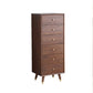 16" W Vertical Wooden Storage Chest Modern Storage Chest Dresser with Drawers