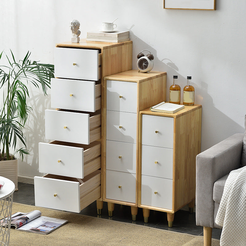 Casse stoccaggio moderno per il torace moderno per stoccaggio in legno da 16 "con cassetti