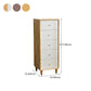 16 "W Chox de almacenamiento de madera vertical Cofre de almacenamiento moderno con cajones con cajones