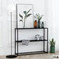 Metal Frame Bookshelf Modern Black / White Open Storage Bookcase Clearhalo 'Bookcases' 'furn' 'furn_bookcases' 'Furniture' 'Office Furniture' 5693942