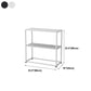 Metal Frame Bookshelf Modern Black / White Open Storage Bookcase Clearhalo 'Bookcases' 'furn' 'furn_bookcases' 'Furniture' 'Office Furniture' 5693956