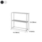 Metal Frame Bookshelf Modern Black / White Open Storage Bookcase Clearhalo 'Bookcases' 'furn' 'furn_bookcases' 'Furniture' 'Office Furniture' 5693957