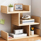 Geometry Artificial Wood Bookshelf Modern Open Storage Bookcase