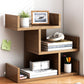 Geometry Artificial Wood Bookshelf Modern Open Storage Bookcase