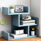 Geometry Artificial Wood Bookshelf Modern Open Storage Bookcase