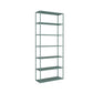 Vertical Metal Frame Bookshelf Modern Open Storage Bookcase , 10" W X 71" H
