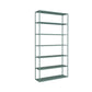 Vertical Metal Frame Bookshelf Modern Open Storage Bookcase , 10" W X 71" H