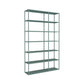 Vertical Metal Frame Bookshelf Modern Open Storage Bookcase , 10" W X 71" H