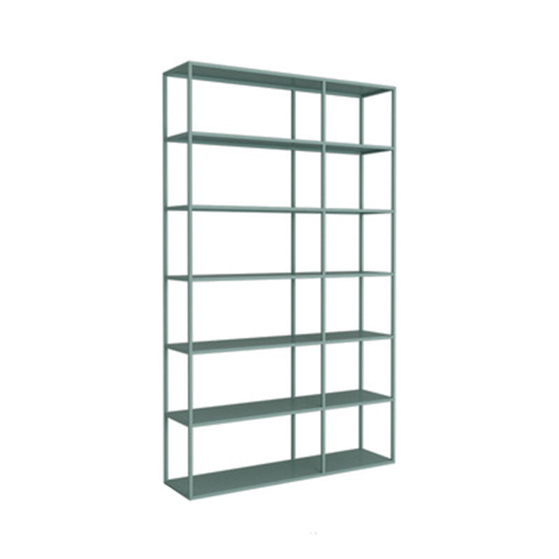 Vertical Metal Frame Bookshelf Modern Open Storage Bookcase , 10" W X 71" H