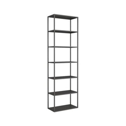 Vertical Metal Frame Bookshelf Modern Open Storage Bookcase , 10" W X 71" H