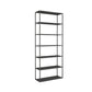 Vertical Metal Frame Bookshelf Modern Open Storage Bookcase , 10" W X 71" H