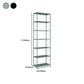 Vertical Metal Frame Bookshelf Modern Open Storage Bookcase , 10" W X 71" H