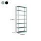 Vertical Metal Frame Bookshelf Modern Open Storage Bookcase , 10" W X 71" H