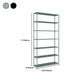 Vertical Metal Frame Bookshelf Modern Open Storage Bookcase , 10" W X 71" H