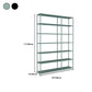 Vertical Metal Frame Bookshelf Modern Open Storage Bookcase , 10" W X 71" H