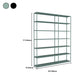 Vertical Metal Frame Bookshelf Modern Open Storage Bookcase , 10" W X 71" H