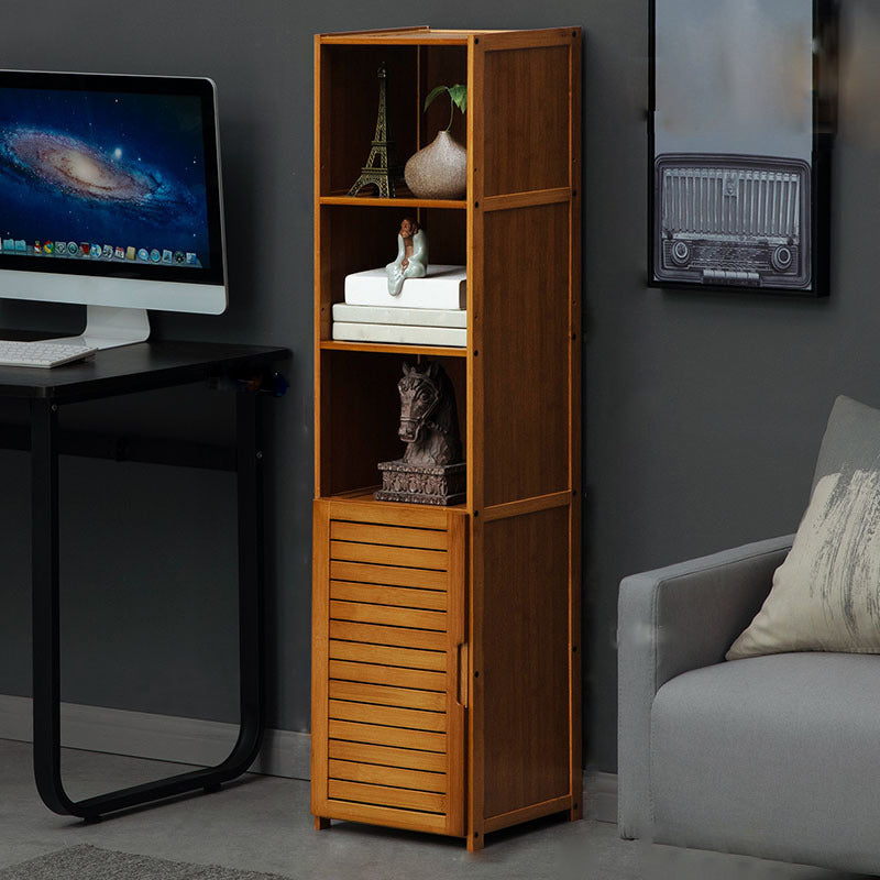 Libreria in legno verticale da 12 "Wooden moderno libreria di archiviazione chiusa