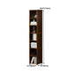 Libreria in legno verticale da 12 "Wooden moderno libreria di archiviazione chiusa