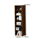 Libreria in legno verticale da 12 "Wooden moderno libreria di archiviazione chiusa