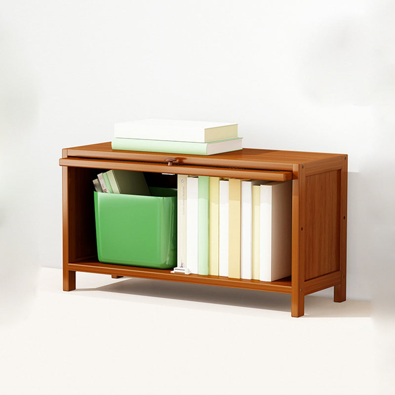 12.5 "W Bamboo boekenplank Moderne gesloten opslag boekenkast voor thuiskantoor