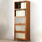 12.5 "W Bamboo boekenplank Moderne gesloten opslag boekenkast voor thuiskantoor