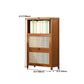 12.5 "W Bamboo boekenplank Moderne gesloten opslag boekenkast voor thuiskantoor