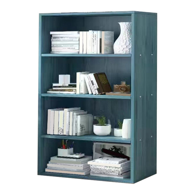 Libreria di legno artificiale scandinavo 9 "libreria standard di casa larga